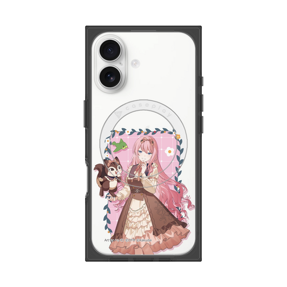 Premium Square Case with MagSafe［ Hatsune Miku × Kuppy Ramune - Megurine Luka × Ram - Full-body Illustration 1 ］
