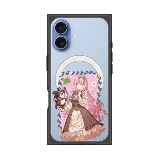 Premium Square Case with MagSafe［ Hatsune Miku × Kuppy Ramune - Megurine Luka × Ram - Full-body Illustration 1 ］