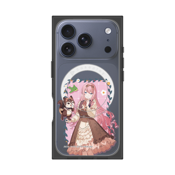 Premium Square Case with MagSafe［ Hatsune Miku × Kuppy Ramune - Megurine Luka × Ram - Full-body Illustration 1 ］