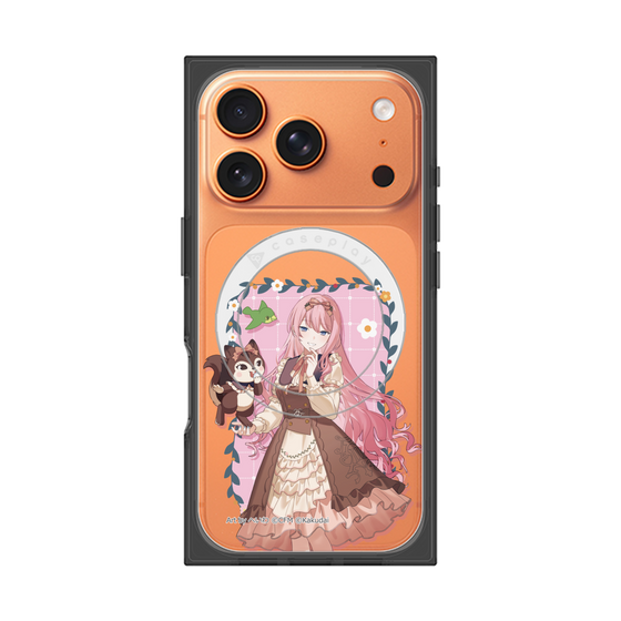 Premium Square Case with MagSafe［ Hatsune Miku × Kuppy Ramune - Megurine Luka × Ram - Full-body Illustration 1 ］