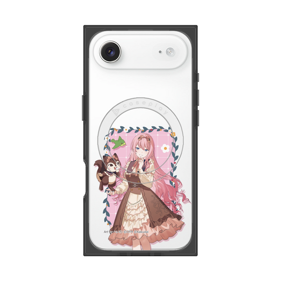 Premium Square Case with MagSafe［ Hatsune Miku × Kuppy Ramune - Megurine Luka × Ram - Full-body Illustration 1 ］