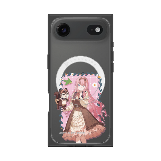 Premium Square Case with MagSafe［ Hatsune Miku × Kuppy Ramune - Megurine Luka × Ram - Full-body Illustration 1 ］