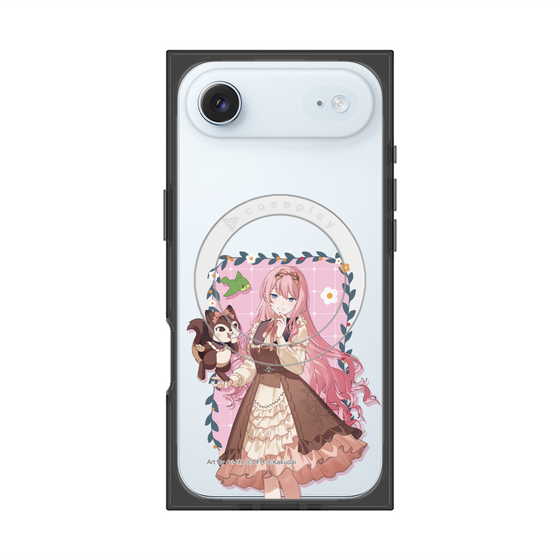 Premium Square Case with MagSafe［ Hatsune Miku × Kuppy Ramune - Megurine Luka × Ram - Full-body Illustration 1 ］