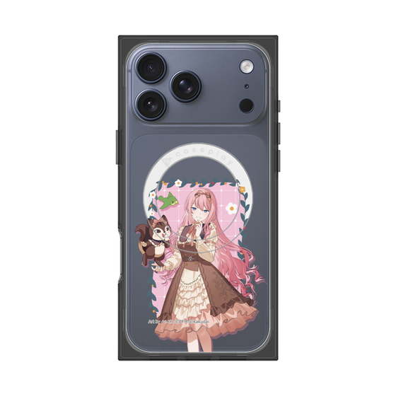 Premium Square Case with MagSafe［ Hatsune Miku × Kuppy Ramune - Megurine Luka × Ram - Full-body Illustration 1 ］