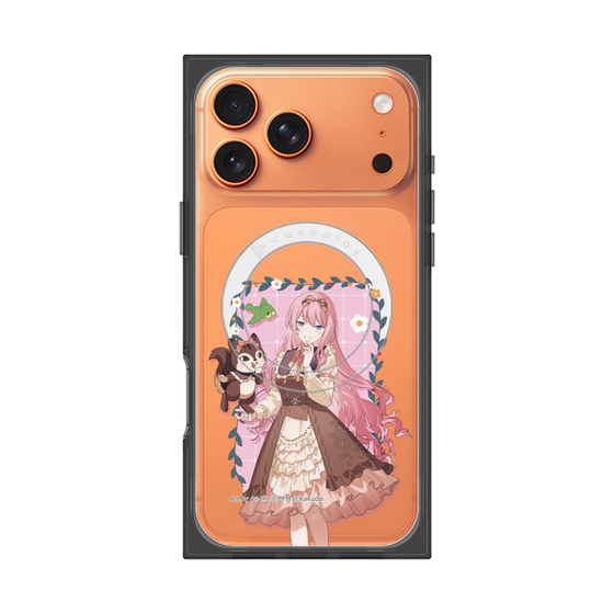 Premium Square Case with MagSafe［ Hatsune Miku × Kuppy Ramune - Megurine Luka × Ram - Full-body Illustration 1 ］