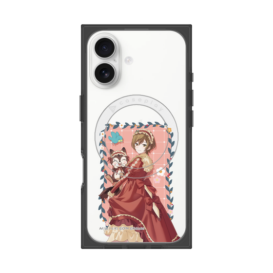 Premium Square Case with MagSafe［ Hatsune Miku × Kuppy Ramune - MEIKO × Ram - Full-body Illustration 1 ］