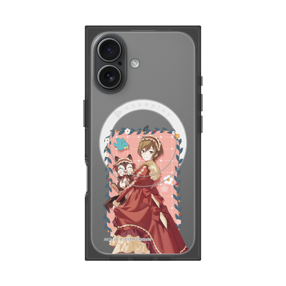 Premium Square Case with MagSafe［ Hatsune Miku × Kuppy Ramune - MEIKO × Ram - Full-body Illustration 1 ］