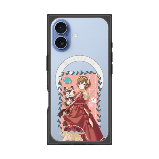 Premium Square Case with MagSafe［ Hatsune Miku × Kuppy Ramune - MEIKO × Ram - Full-body Illustration 1 ］