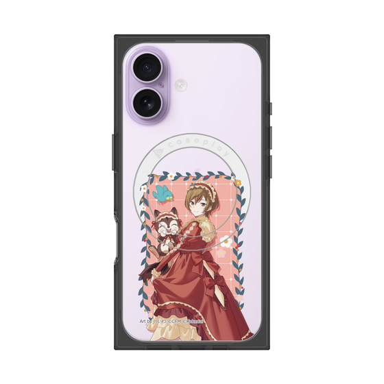 Premium Square Case with MagSafe［ Hatsune Miku × Kuppy Ramune - MEIKO × Ram - Full-body Illustration 1 ］