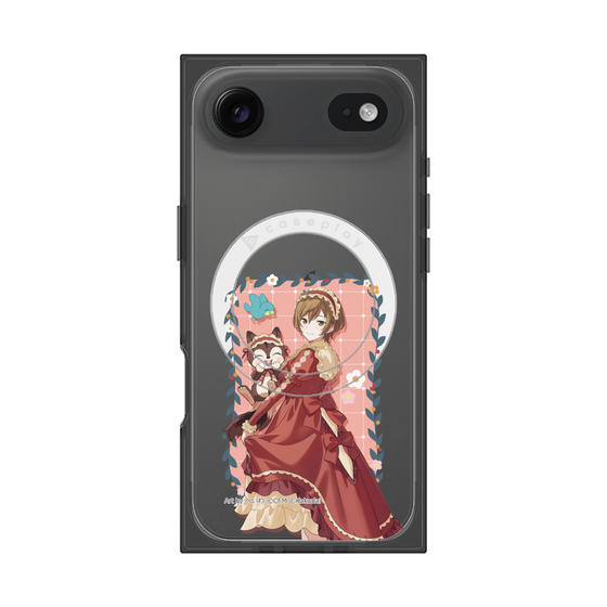 Premium Square Case with MagSafe［ Hatsune Miku × Kuppy Ramune - MEIKO × Ram - Full-body Illustration 1 ］