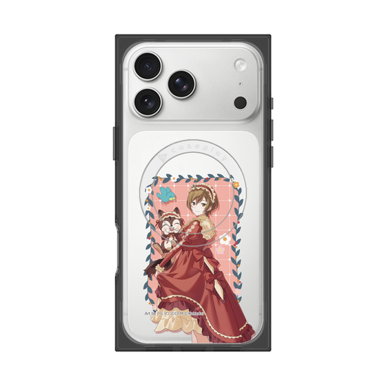 Premium Square Case with MagSafe［ Hatsune Miku × Kuppy Ramune - MEIKO × Ram - Full-body Illustration 1 ］