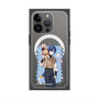 Premium Square Case with MagSafe［ Hatsune Miku × Kuppy Ramune - KAITO × Kuppy - Full-body Illustration 1 ］
