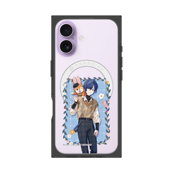 Premium Square Case with MagSafe［ Hatsune Miku × Kuppy Ramune - KAITO × Kuppy - Full-body Illustration 1 ］