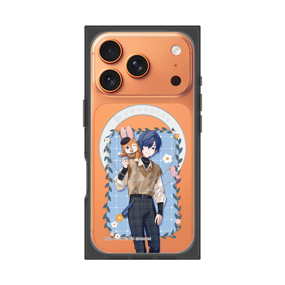 Premium Square Case with MagSafe［ Hatsune Miku × Kuppy Ramune - KAITO × Kuppy - Full-body Illustration 1 ］
