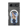 Premium Square Case with MagSafe［ Hatsune Miku × Kuppy Ramune - KAITO × Kuppy - Full-body Illustration 1 ］