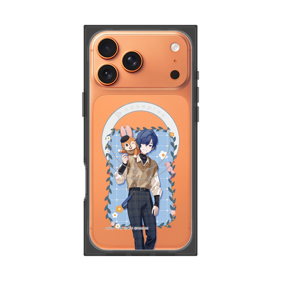 Premium Square Case with MagSafe［ Hatsune Miku × Kuppy Ramune - KAITO × Kuppy - Full-body Illustration 1 ］