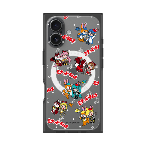 Premium Square Case with MagSafe［ Hatsune Miku × Kuppy Ramune - Overall Pattern ］