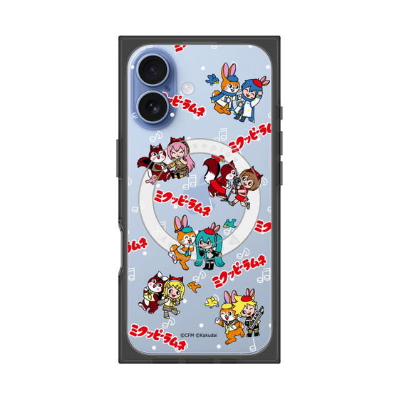 Premium Square Case with MagSafe［ Hatsune Miku × Kuppy Ramune - Overall Pattern ］