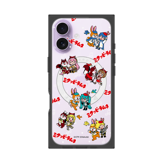 Premium Square Case with MagSafe［ Hatsune Miku × Kuppy Ramune - Overall Pattern ］
