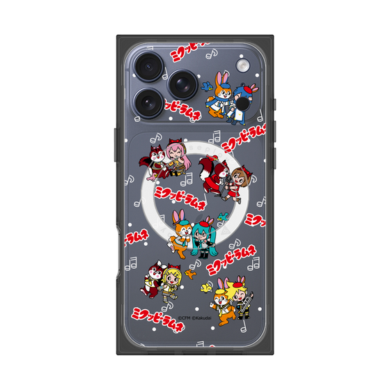 Premium Square Case with MagSafe［ Hatsune Miku × Kuppy Ramune - Overall Pattern ］
