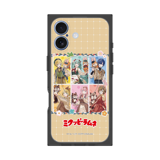 Premium Square Case with MagSafe［ Hatsune Miku × Kuppy Ramune - Full-body Illustration ］