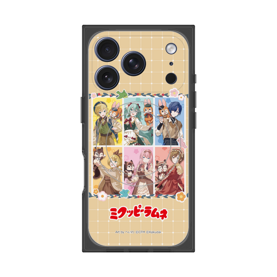 Premium Square Case with MagSafe［ Hatsune Miku × Kuppy Ramune - Full-body Illustration ］