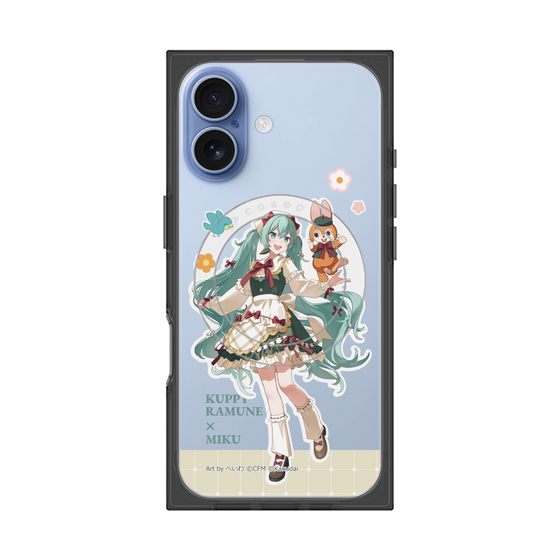 Premium Square Case with MagSafe［ Hatsune Miku × Kuppy Ramune - Hatsune Miku × Kuppy - Full-body Illustration 2 ］