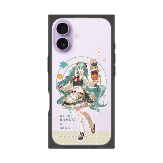 Premium Square Case with MagSafe［ Hatsune Miku × Kuppy Ramune - Hatsune Miku × Kuppy - Full-body Illustration 2 ］