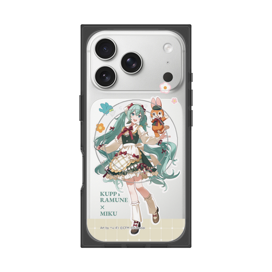 Premium Square Case with MagSafe［ Hatsune Miku × Kuppy Ramune - Hatsune Miku × Kuppy - Full-body Illustration 2 ］