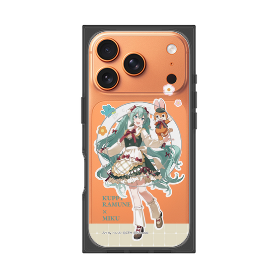 Premium Square Case with MagSafe［ Hatsune Miku × Kuppy Ramune - Hatsune Miku × Kuppy - Full-body Illustration 2 ］