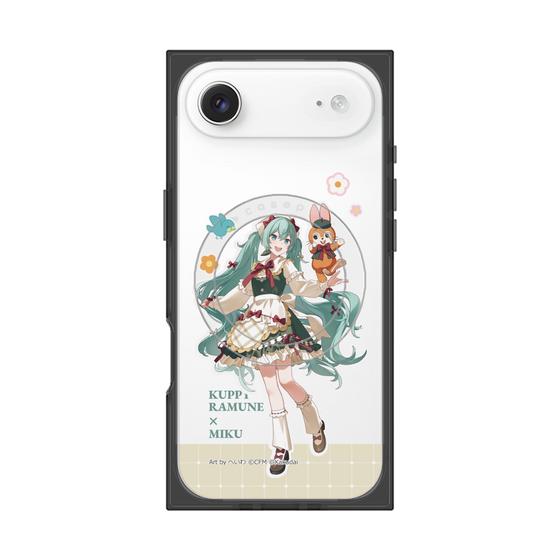Premium Square Case with MagSafe［ Hatsune Miku × Kuppy Ramune - Hatsune Miku × Kuppy - Full-body Illustration 2 ］