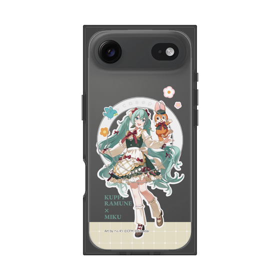 Premium Square Case with MagSafe［ Hatsune Miku × Kuppy Ramune - Hatsune Miku × Kuppy - Full-body Illustration 2 ］
