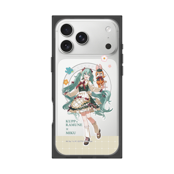 Premium Square Case with MagSafe［ Hatsune Miku × Kuppy Ramune - Hatsune Miku × Kuppy - Full-body Illustration 2 ］