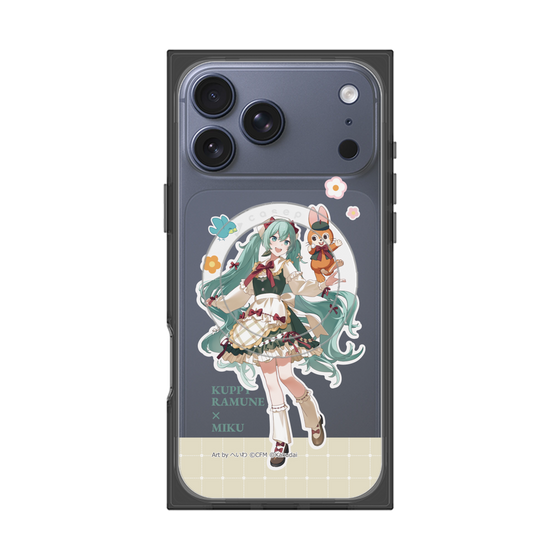 Premium Square Case with MagSafe［ Hatsune Miku × Kuppy Ramune - Hatsune Miku × Kuppy - Full-body Illustration 2 ］