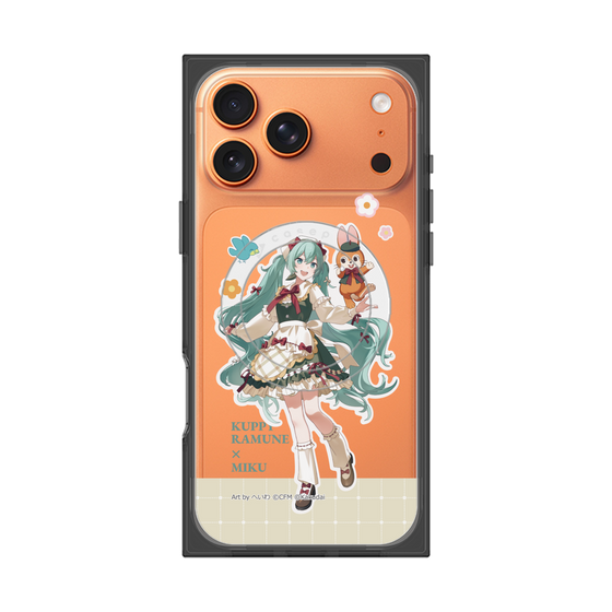 Premium Square Case with MagSafe［ Hatsune Miku × Kuppy Ramune - Hatsune Miku × Kuppy - Full-body Illustration 2 ］