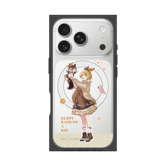 Premium Square Case with MagSafe［ Hatsune Miku × Kuppy Ramune - Kagamine Rin × Ram - Full-body Illustration 2 ］