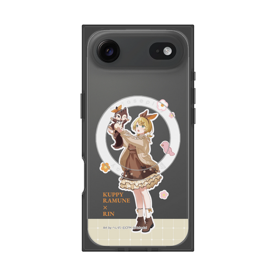 Premium Square Case with MagSafe［ Hatsune Miku × Kuppy Ramune - Kagamine Rin × Ram - Full-body Illustration 2 ］