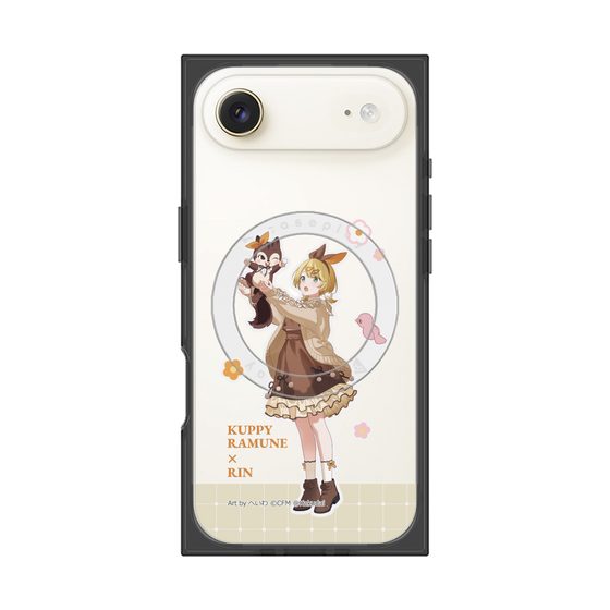 Premium Square Case with MagSafe［ Hatsune Miku × Kuppy Ramune - Kagamine Rin × Ram - Full-body Illustration 2 ］