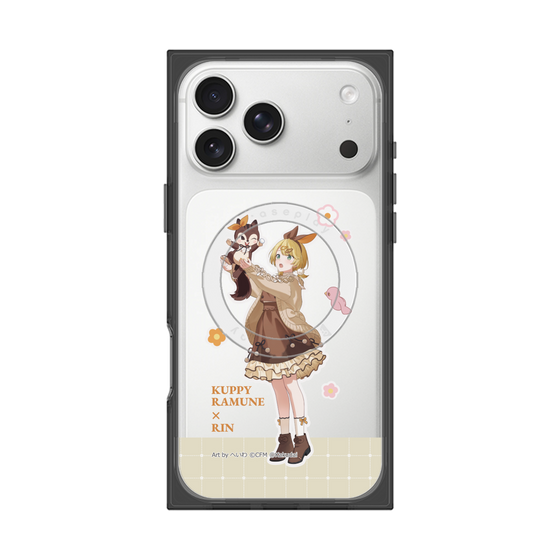 Premium Square Case with MagSafe［ Hatsune Miku × Kuppy Ramune - Kagamine Rin × Ram - Full-body Illustration 2 ］