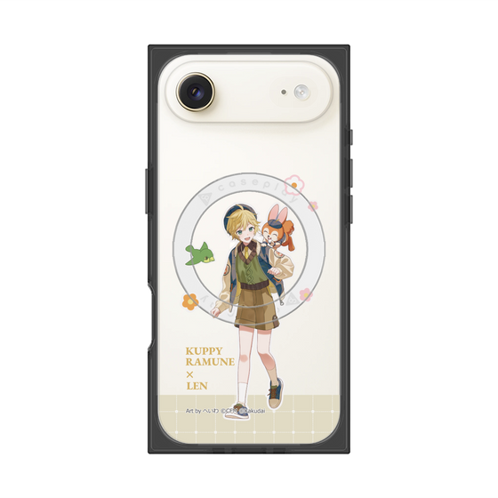 Premium Square Case with MagSafe［ Hatsune Miku × Kuppy Ramune - Kagamine Len × Kuppy - Full-body Illustration 2 ］