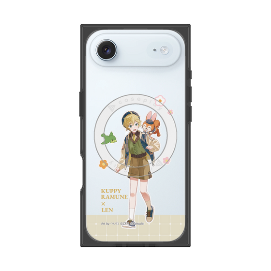 Premium Square Case with MagSafe［ Hatsune Miku × Kuppy Ramune - Kagamine Len × Kuppy - Full-body Illustration 2 ］
