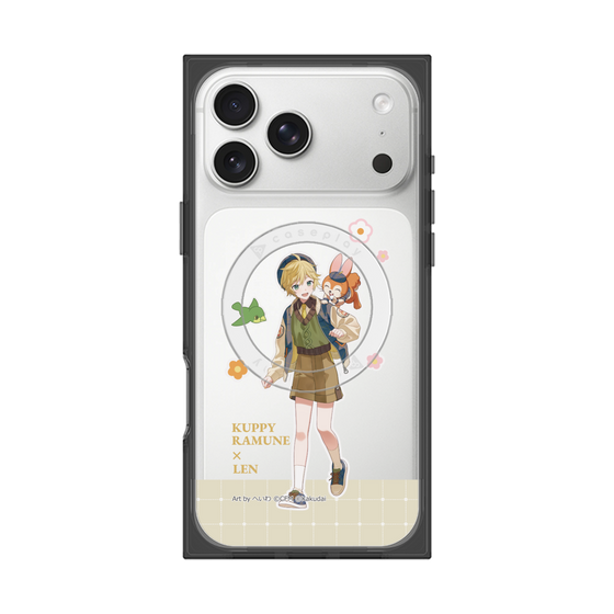 Premium Square Case with MagSafe［ Hatsune Miku × Kuppy Ramune - Kagamine Len × Kuppy - Full-body Illustration 2 ］