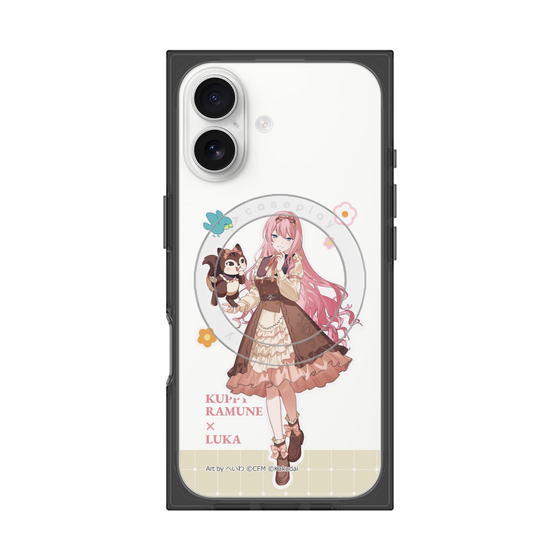 Premium Square Case with MagSafe［ Hatsune Miku × Kuppy Ramune - Megurine Luka × Ram - Full-body Illustration 2 ］