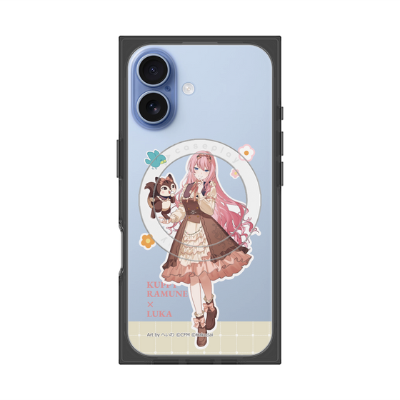Premium Square Case with MagSafe［ Hatsune Miku × Kuppy Ramune - Megurine Luka × Ram - Full-body Illustration 2 ］