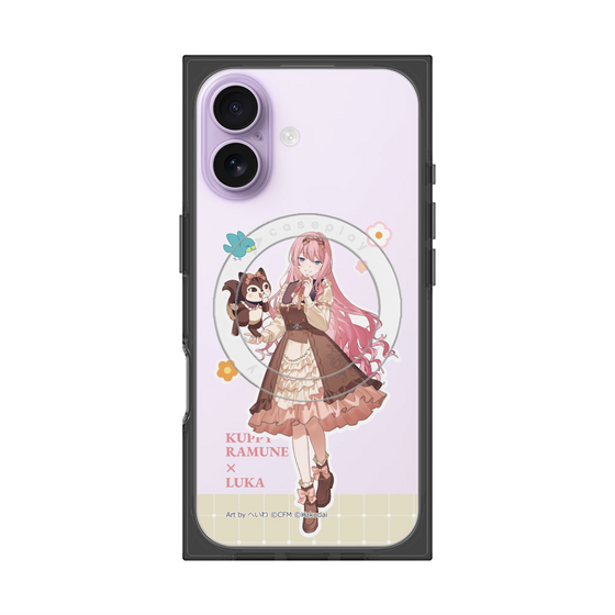 Premium Square Case with MagSafe［ Hatsune Miku × Kuppy Ramune - Megurine Luka × Ram - Full-body Illustration 2 ］