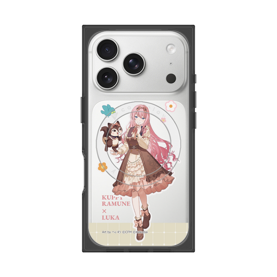 Premium Square Case with MagSafe［ Hatsune Miku × Kuppy Ramune - Megurine Luka × Ram - Full-body Illustration 2 ］