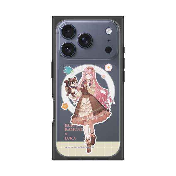 Premium Square Case with MagSafe［ Hatsune Miku × Kuppy Ramune - Megurine Luka × Ram - Full-body Illustration 2 ］