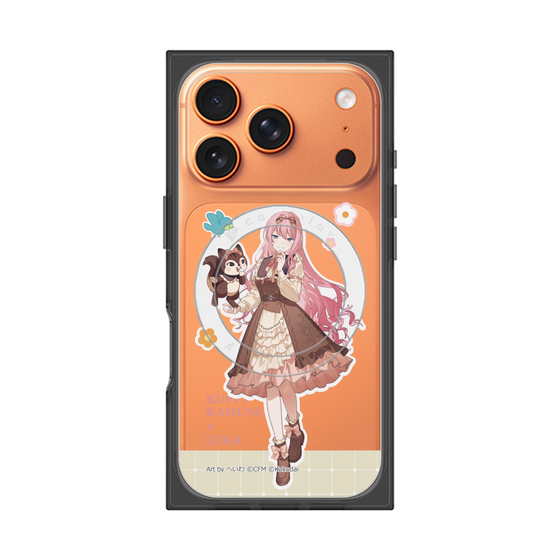 Premium Square Case with MagSafe［ Hatsune Miku × Kuppy Ramune - Megurine Luka × Ram - Full-body Illustration 2 ］