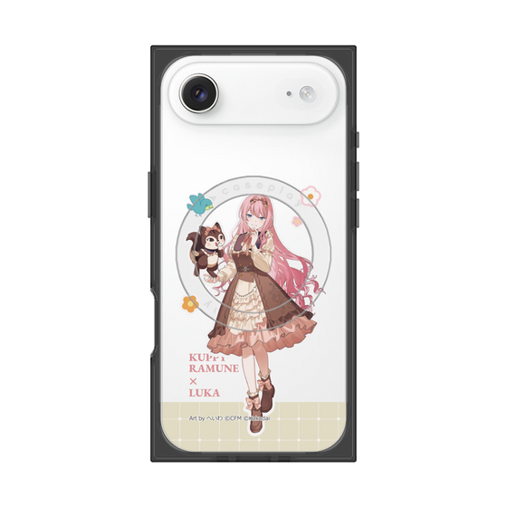 Premium Square Case with MagSafe［ Hatsune Miku × Kuppy Ramune - Megurine Luka × Ram - Full-body Illustration 2 ］