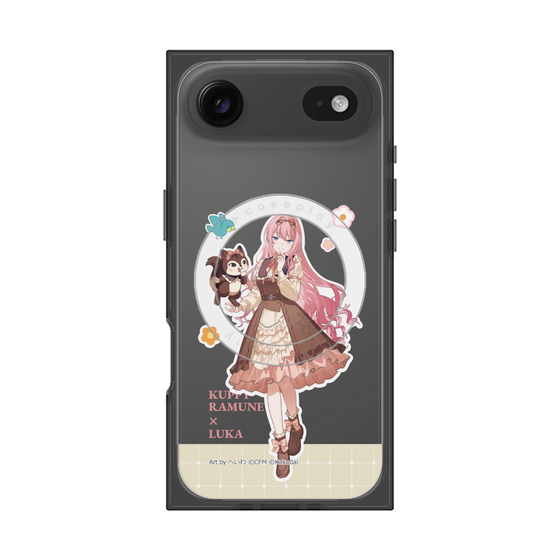 Premium Square Case with MagSafe［ Hatsune Miku × Kuppy Ramune - Megurine Luka × Ram - Full-body Illustration 2 ］